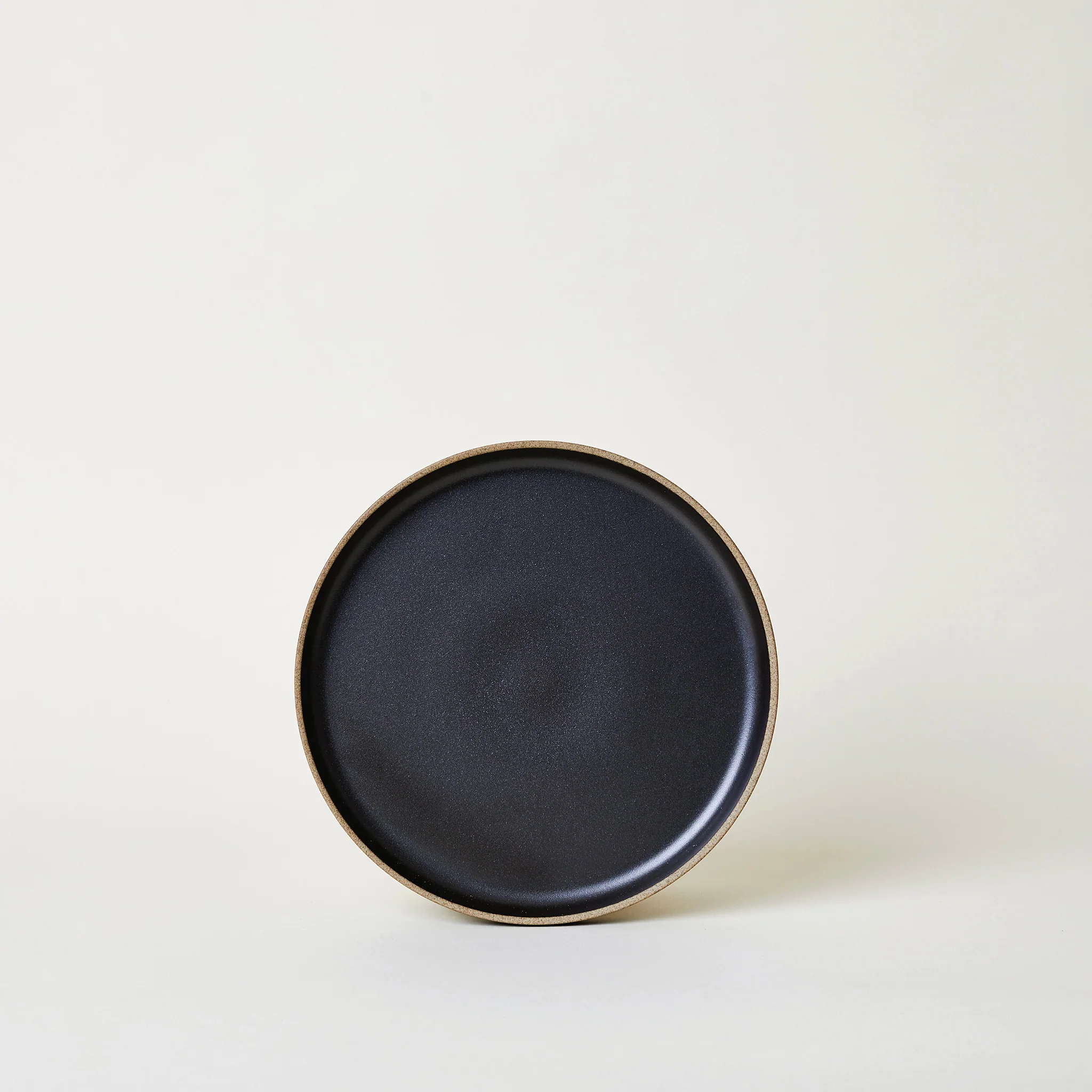 8.6" Hasami Porcelain Plate in Black - Image 4