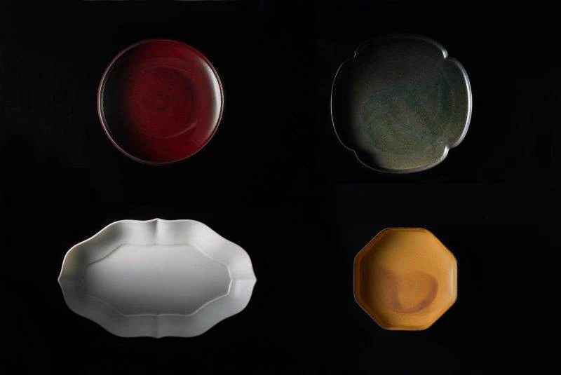 Octagon Smoky Mustard Deep Plate - Image 3